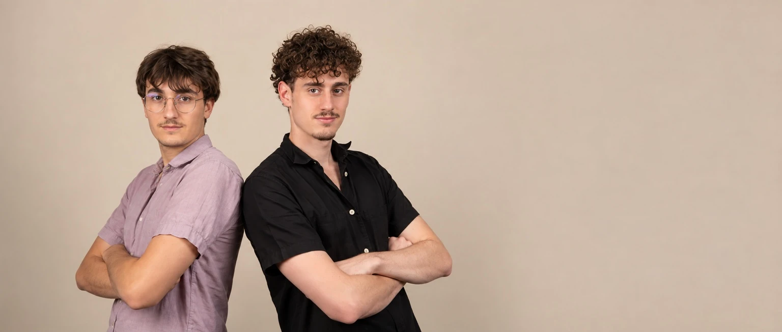 Jules Hufschmitt et Collin Sctrick, les deux tuteurs d’Objectif IEP